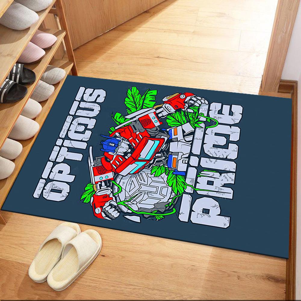 Transformers Optimus Prime Square rugs are a great choice for living rooms, bedrooms, home décor, and as gifts.