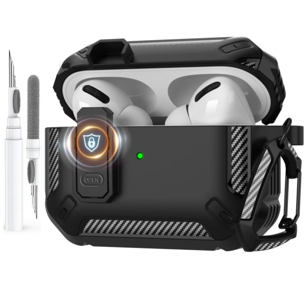 Для Airpods Pro 3 Чехол Чехол с защитной защелкой для Apple Airpod Pro 3 (2025) с Набором для чистки Защита от падений Чехол-накладка для Airpods Pro3
