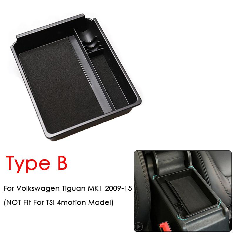Для Volkswagen VW Tiguan Mk1 Mk2 Taos Seat Tarraco Автоаксессуары Подлокотник Ящик для хранения Лоток Контейнер Органайзер консоли Паллет