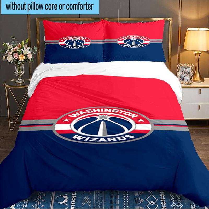 Washington basketball Logo 3pcs Bedding Set,Including 1pc Duvet Cover And 2pcs Pillowcases Perfect Gift for Christmas,Ideal for Bedroom, Dormitory