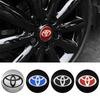 56 мм Колпачок ступицы колеса автомобиля Алюминиевые металлические наклейки с логотипом Для Toyota Rav4 Corolla Camry Aqua Auris Cross Yaris TRD Prius GR