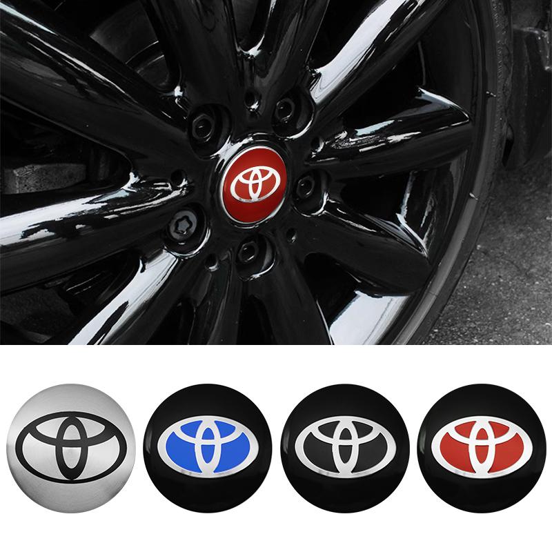 4 шт. 56+60 мм Наклейки-значки ступицы колеса автомобиля Центральные колпачки Покрытие диска Автоаксессуар Для Toyota Prado Yaris Hilux Verso Fortuner Supra
