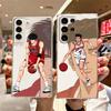 Slam Dunk Boy Anime For Samsung S23 S22 S21 Ultra S20 FE Pro Lite S10 S9 S8 Plus 5G Transparent Phone Case Cover
