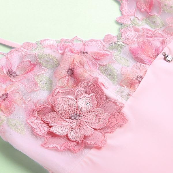 Himiko 026 Series Slip Long Camisole Lingerie (CR-Cream, M)