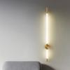 Modern LED Wall Lights Bedroom Longer Tube Lighting Living Room Background Decorate Stairs Lamp Hotel Black Gold Sconce Fixtures