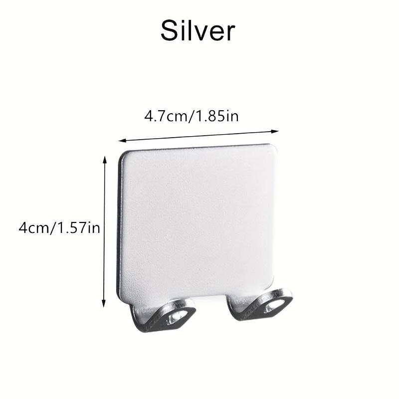 1 шт., алюминиевый держатель для бритвы, самоклеящийся крючок для хранения бритвы, крючок для настенной полки, полка для бритвы в ванной, аксессуары для домашнего крючка