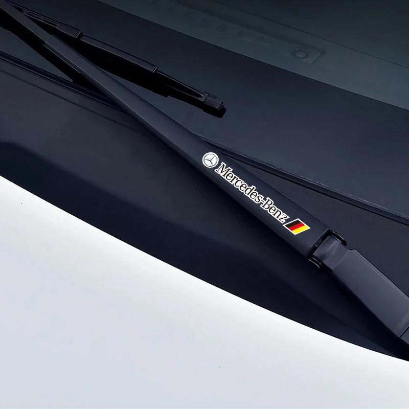 GLC GLB 4Pcs Car Styling Door Handle Stickers Vinyl Decoration For Mercedes Benz AMG GLE GLS CLS GLC CLA GLA GLK ML C197 R231 W