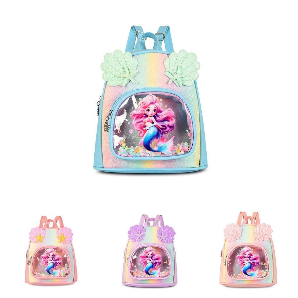 Adorable Mermaid Backpack For Kids Lightweight Breathable School Bag Ages 2-5