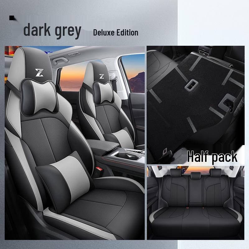 2022 Changan Oshan Z6 Full Coverage Cartoon Seat Cover & Cushion - Blue Whale Design, Four Seasons
