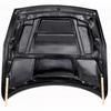 Nissan GTR35 TS-Style Carbon Fiber Engine Hood Replacement