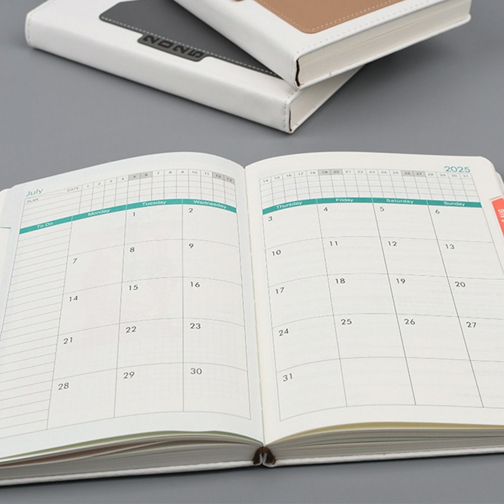Schedule Journal Office Work Planner A5 365 Days Efficiency Notebook 2025 Notebook To Do Lists