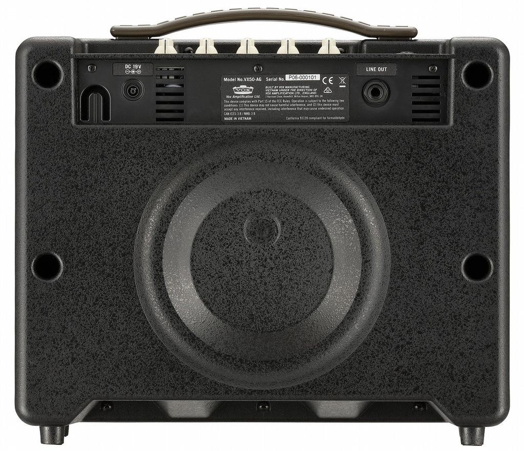 Acoustic Guitar Amplifier VX50 AG with VOX Nutube Lightweight 50W High Ideal for Home Microphone Playing and Singing Compact, Design, Output,