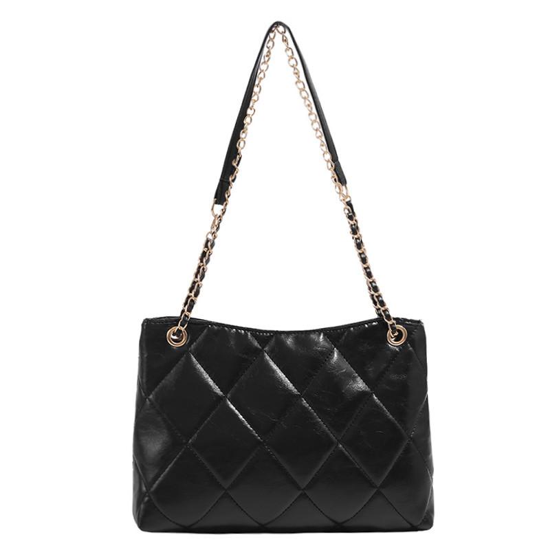 2025 Новая маленькая стеганая сумка через плечо, большая вместимость, сумка кроссбоди, модная универсальная сумка, трендовая женская сумка