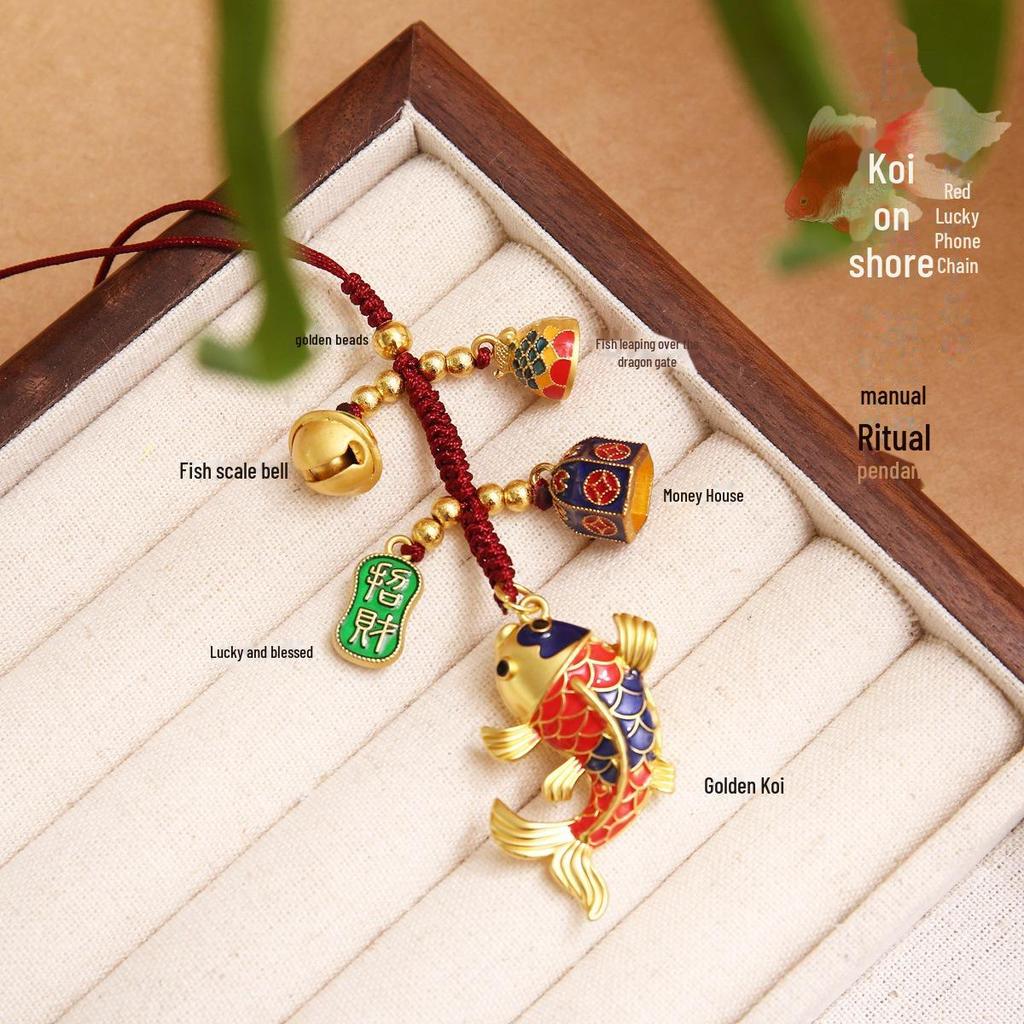 Высококачественная подвеска-ключ от автомобиля с символом удачи: Привлекающий удачу амулет для сумок, телефонов и многого другого