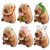 Capybara Plush Toys Wearing Different Prop Costumes Capybara Plush Toys Throw Pillows for Children's Holiday Gifts