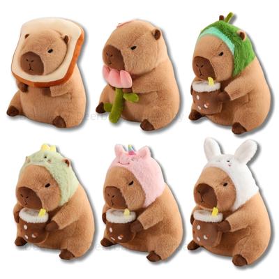 Мягкие игрушки капибара в разных костюмах Мягкие игрушки капибара Декоративные подушки для детских праздничных подарков