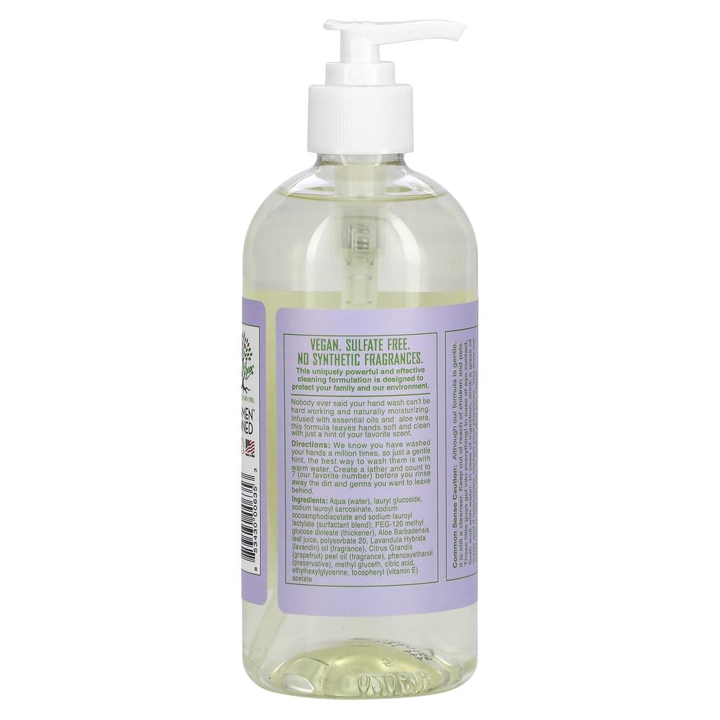Rebel Green Fresh & Clean Hand Sanitizer, Lavender and Grapefruit, 16.9 Fl Oz (500 Ml)