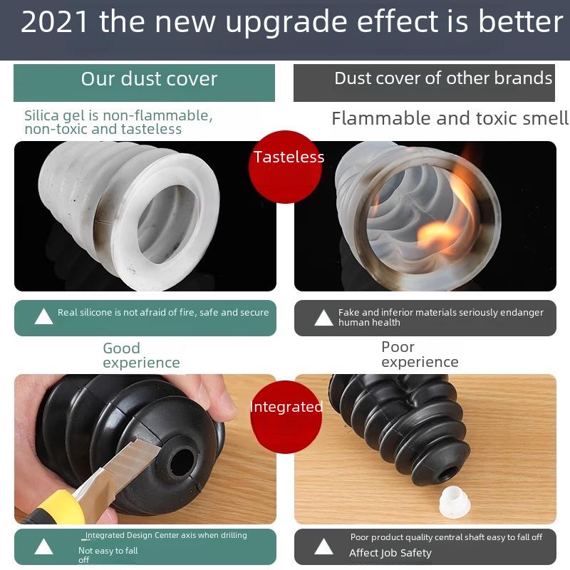 Чехол для электрической дрели: Пылезащитный чехол для ударной дрели и аксессуар для сбора пыли для домашних проектов без пыли.