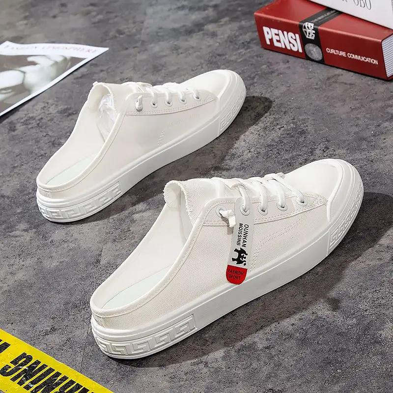 Мужские тапочки на плоской подошве, полуслайды, нескользящие мюли, мужская обувь, низкая цена, Y2k, элегантная, дешевая обувь, ликвидация, повседневная, Eva, оригинал