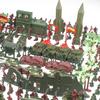 519 Pcs Mini Soldier Men Toy Soldier Playset with Accessories Mini Soldier Model Toys Action