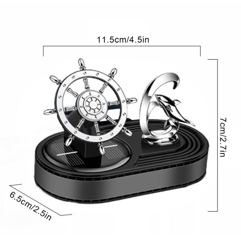 Автомобильный освежитель воздуха Car Scents Диффузор Solar Scents Для автомобиля Портативный автомобильный вращающийся освежитель воздуха на солнечной энергии Для автомобилей, домов на колесах, грузовиков