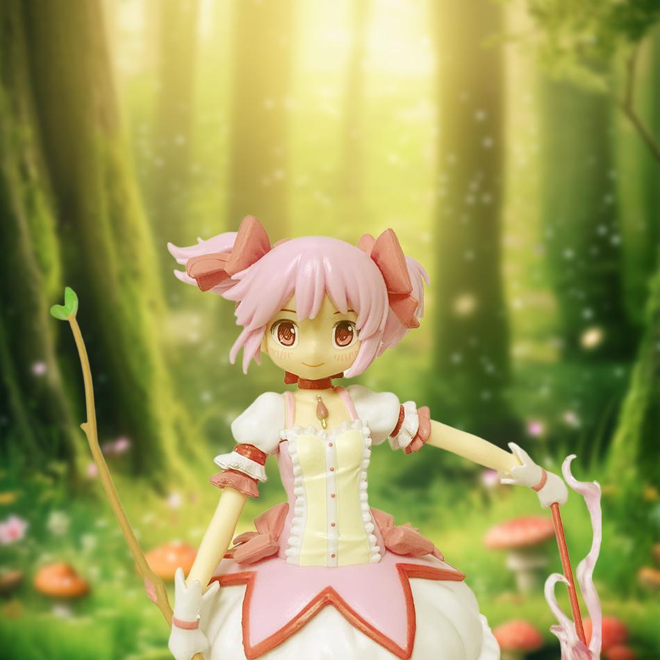 Kawaii Anime Kaname Madoka PVC Action Figure Statue Collectible Model Kids Toys Doll Gifts 17cm