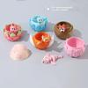 3D-печатные милые и забавные ornaments из фрукта питахайя, дракона и яйца дракона, пластиковые украшения, скульптуры для украшения рабочего стола, праздничный подарок