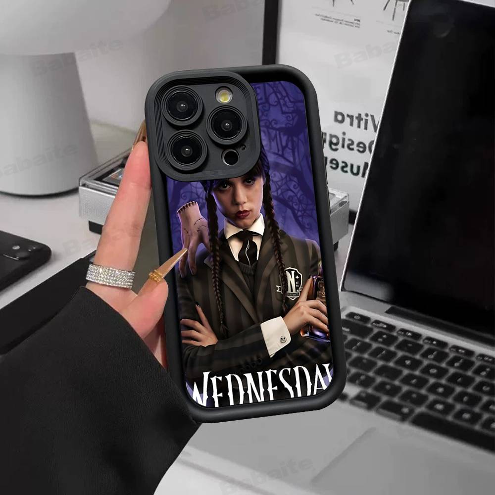 Чехол для телефона MOVIE W-Wednesday Для IPhone 17 16 15 14 13 Pro Max Plus 12 11