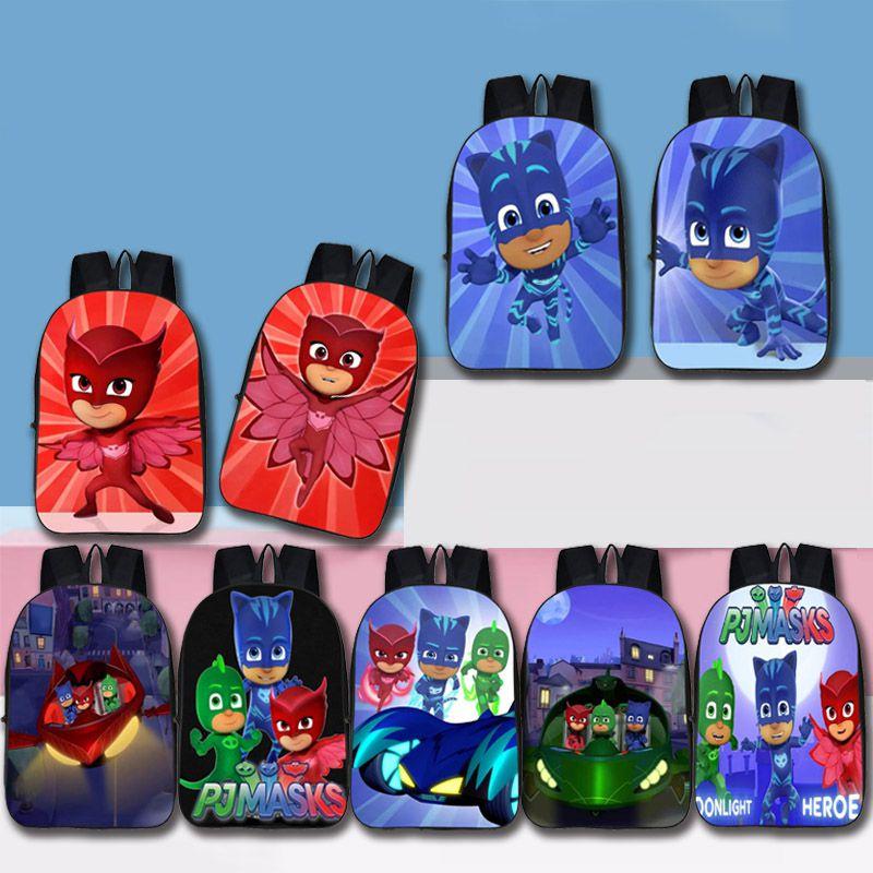 Прочный рюкзак PJ Masks для детей с ярким 3D-дизайном персонажей и регулируемыми мягкими лямками