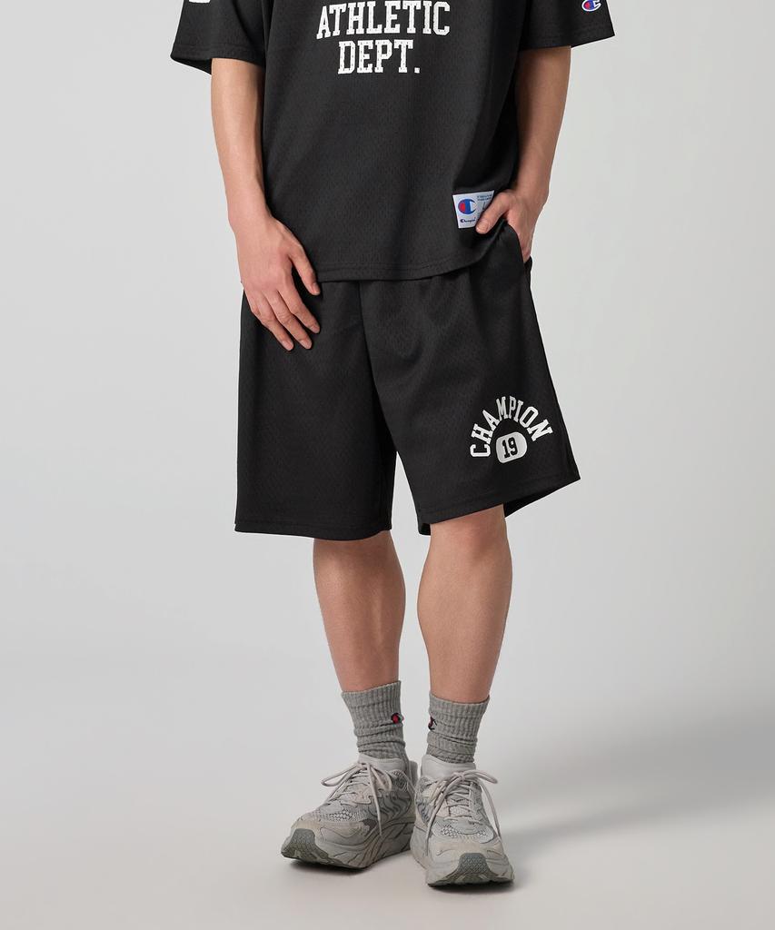 CHAMPION Basketball Mesh Shorts Black