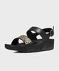 Сандалии Fitflop Lulu Glitter Splash Черные