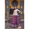 Дизайнерский комплект Lehenga Choli из окрашиваемой жаккардовой вискозы
