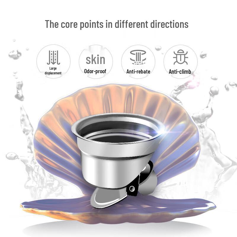 Hili Stainless Steel Anti-Odor Floor Drain