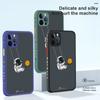 Прекрасный милый чехол для телефона с мультяшным рисунком для iPhone 14 13 12 11 Pro Max Samsung Galaxy S20 FE A52 S23 Infinix, тонкий матовый чехол для задней панели, защитные чехлы для объектива
