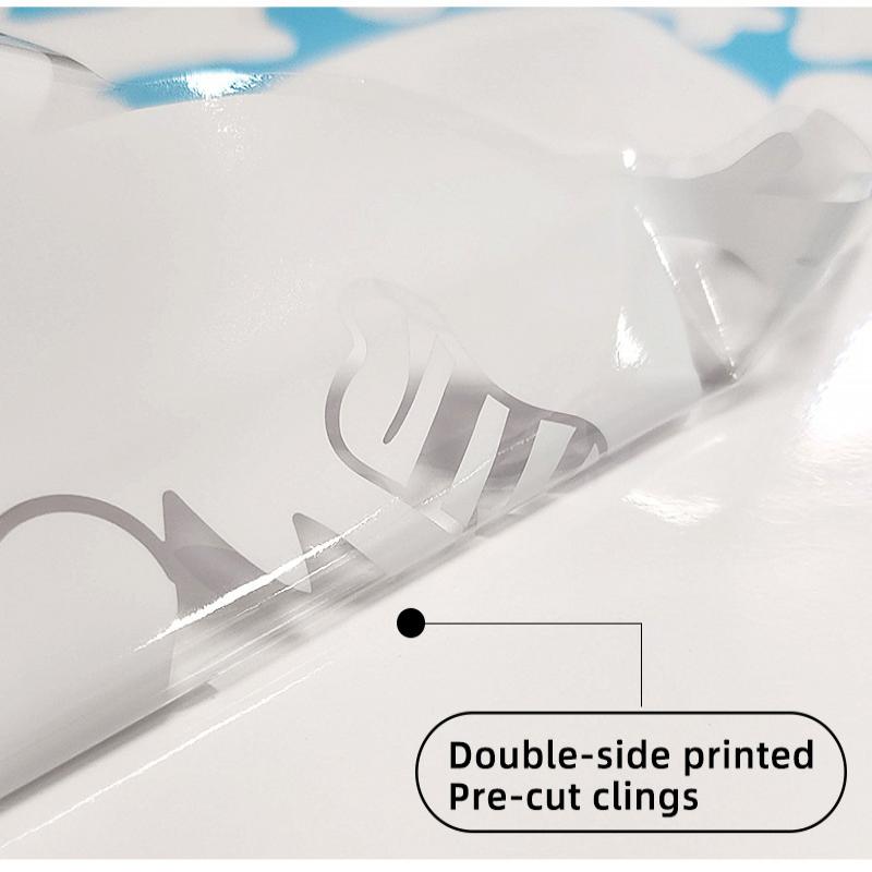 9 шт./компл. Рождественские наклейки на окна, новогоднее украшение для дома, Санта-Клаус, рождественская елка, снежинка, стеклянная наклейка, подарки Navidad