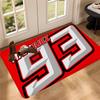 M-Marquezs-s 93 Logo Entrance Door Mat Washable Non-Slip Living Room Sofa Chairs Area Mat Kitchen Welcome Doormat