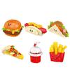 Doctor Star Children's Western Fast Food Assembly Playset - Small Building Blocks for School Gifts