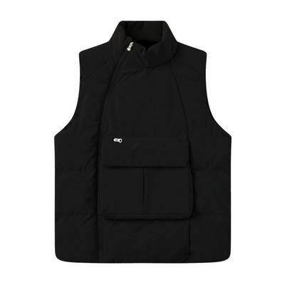 Воротник-стойка Plus Fat Plus Size Vest Jacket Жилет мужской осенне-зимний пуховый хлопковый жилет большого размера