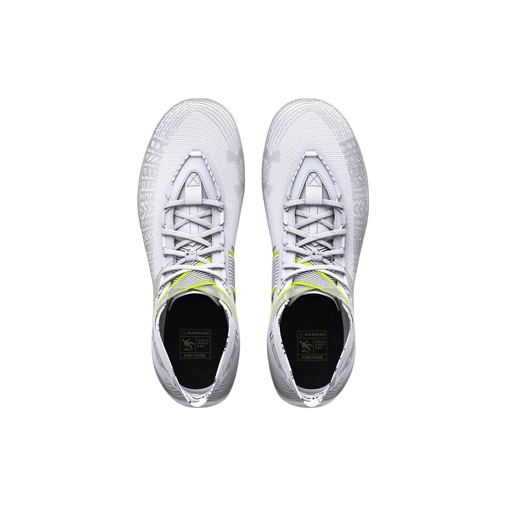 Under Armour Highlight MC White Silver Lime Men Sneakers Metallic-Silver 3023716-106