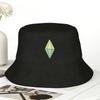 The Sims  Шляпа-ведро Пламбоб  Гавайская Рыбацкая Кепка Унисекс Портативная Отпускная Кепка от Солнца для Унисекс Женщин Модный Дизайн Кепки