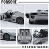 AABKP1 WELLY 1:24 Porsche 918 Spyder Alloy Sports Car Model Diecasts Metal Toy Vehicles Car Model Simulation Collection Childrens Gifts