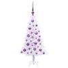 Artificial Christmas Tree White 120 cm PVC and Steel
