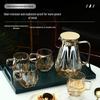 Haofeng European Style Glass Teacup Set