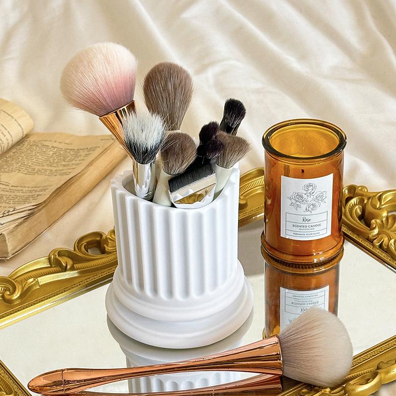 Креативный дизайн контейнера для ручек в стиле древнегреческой римской колонны, домашняя подставка для ручек, настольное хранилище, предпочтительное для праздничных подарков