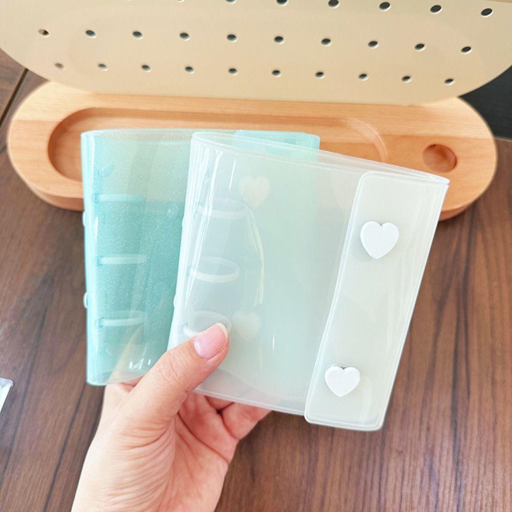 PVC Clear Idol Card Collect Book A8 Kpop Photocard Holder Cute Binder Photo Album Cover