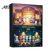 October Celebration Gift Halloween Advent Calendar 2026, 24 Day Surprise Countdown with Horror Game Fan Acrylic Animal Ornaments, Collectible Figures