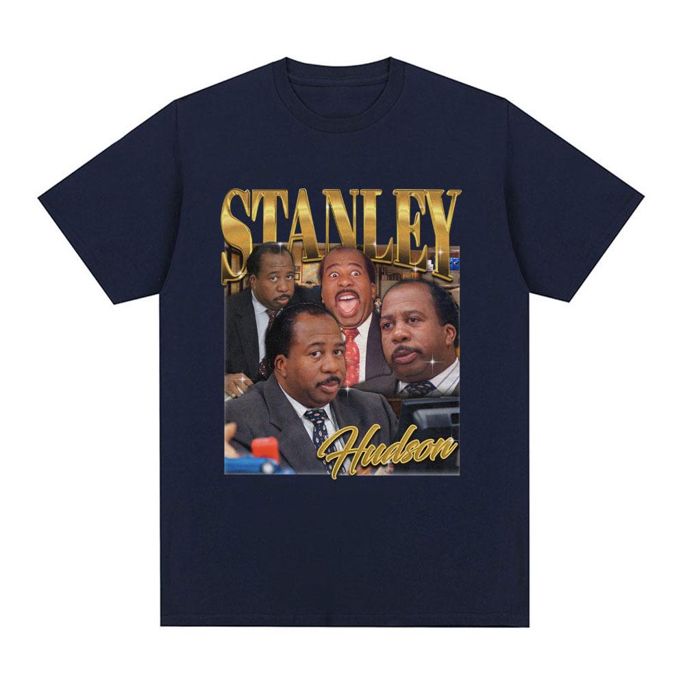 Stanley Hudson Homage T Shirt Tv Series The Office Michael Scott Dwight Schrute Tshirt Unisexs Casual Cotton Oversized T Shirts