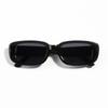 Vintage Black Square Sunglasses Woman Luxury Brand Small Rectangle Sun Glasses Female Gradient Clear Mirror Oculos De So