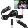 Portable Power Wire Extension Cord Plug Car Fridge Cable 2 Pin Connection Cigarette Lighter