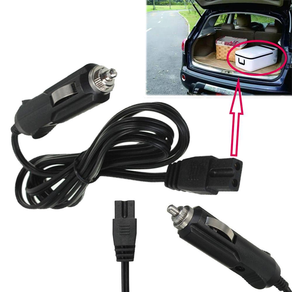 Portable Power Wire Auto Universal 2 Pin Connection Plug Car Fridge Cable Cigarette Lighter